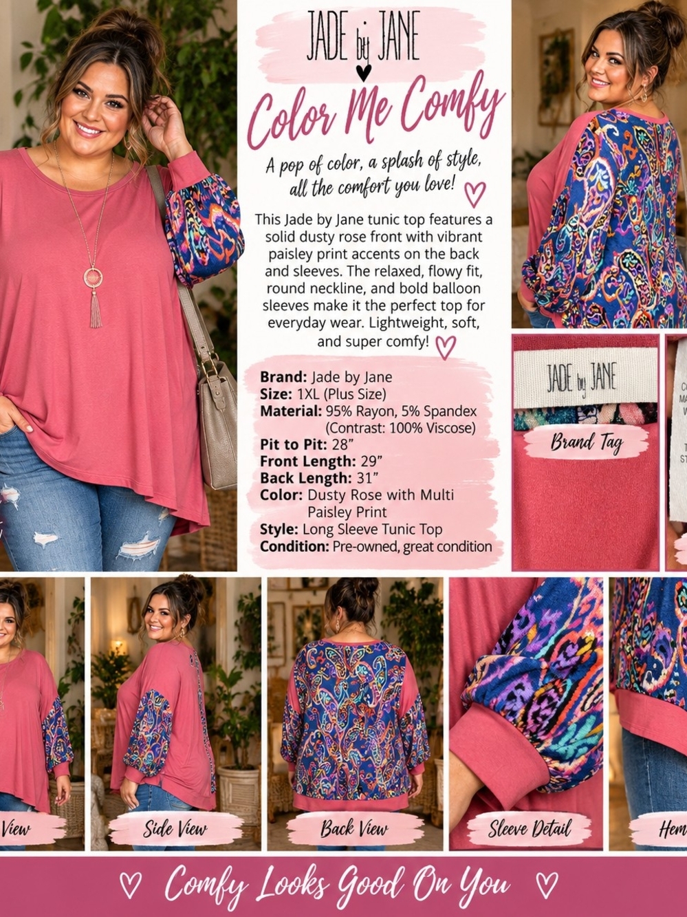 P26 💕 Paisley Pop & Pretty Tunic 💕